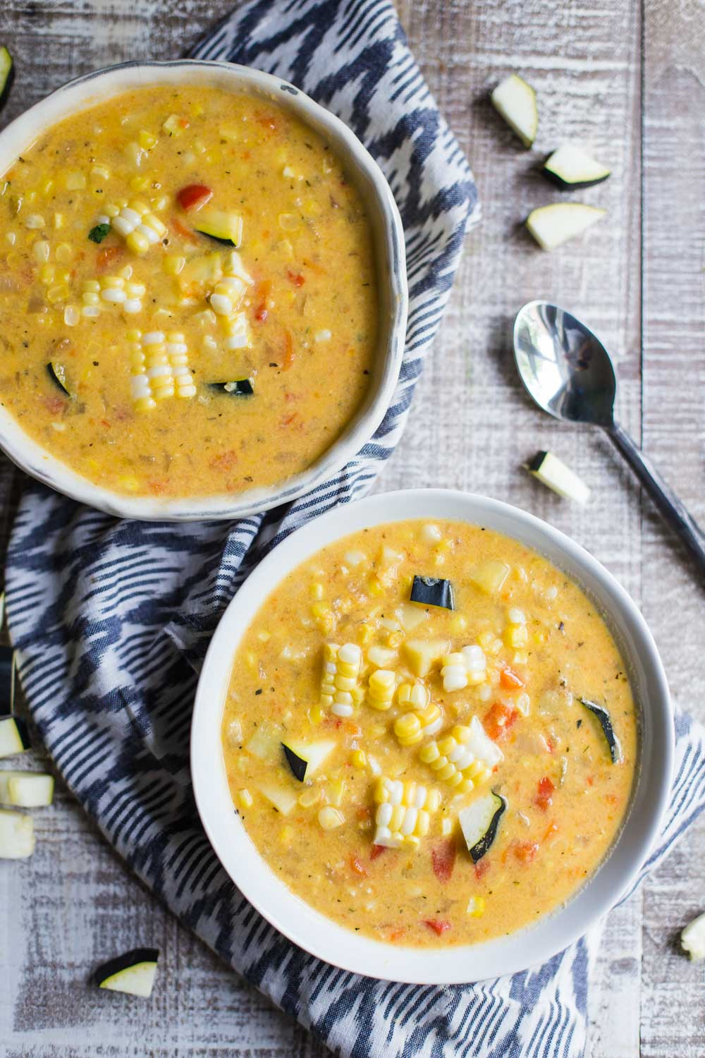 Vegetarian Corn Chowder
 Vegan Corn Chowder