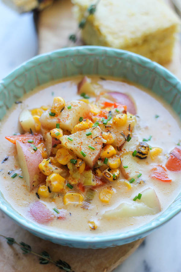 Vegetarian Corn Chowder
 ve arian corn chowder recipe with potatoes