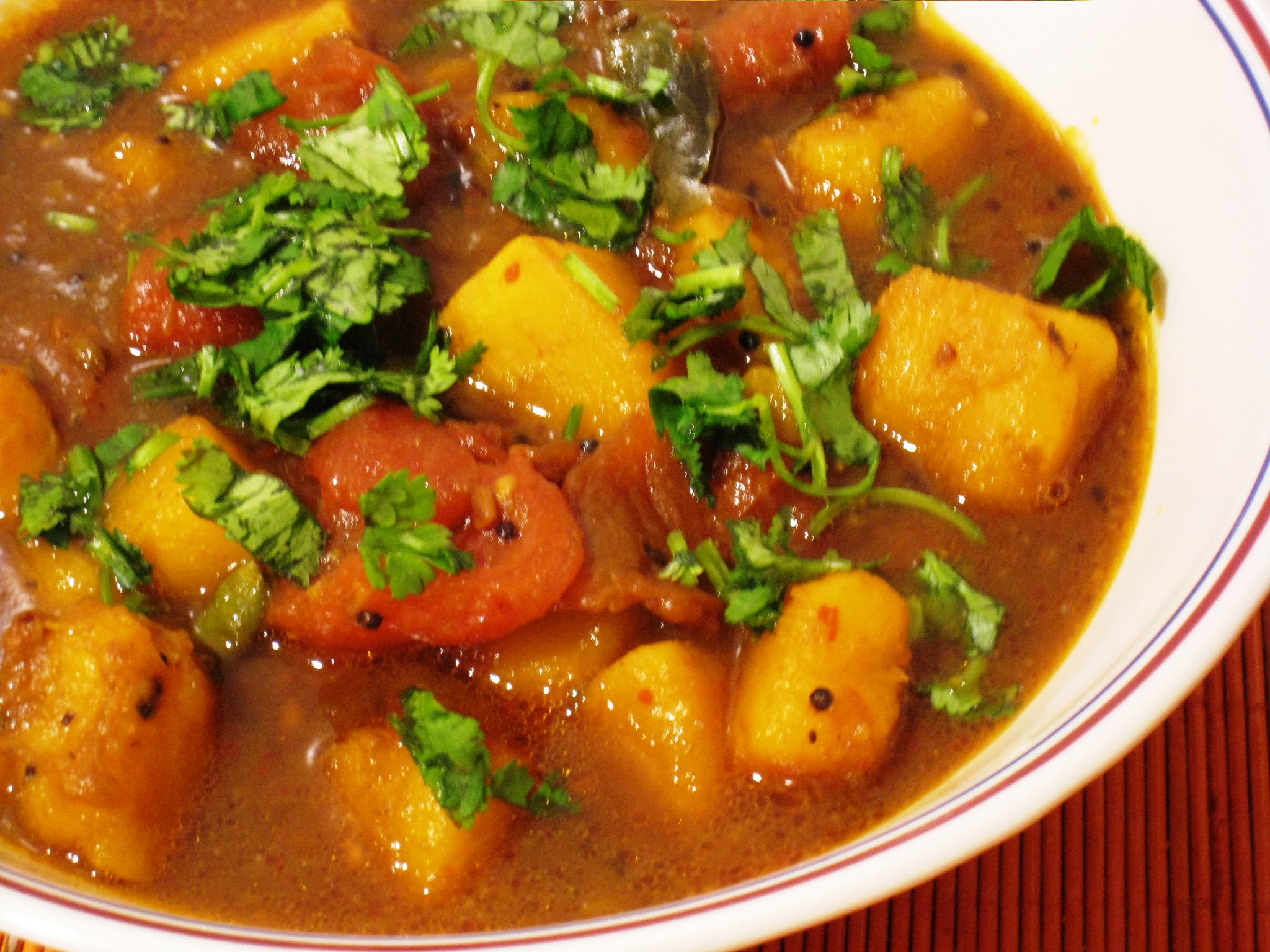 Vegetarian Curry Recipes
 Pumpkin Gravy Curry