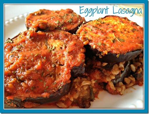 Vegetarian Eggplant Lasagna
 Spicy Sweet Potato Ve arian Eggplant Lasagna