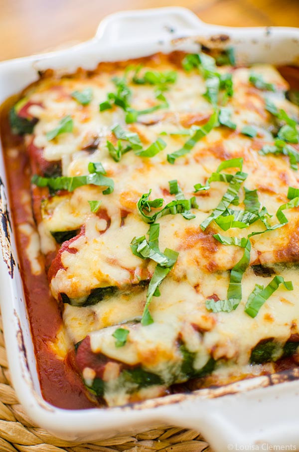 Vegetarian Eggplant Lasagna
 Ve arian Zucchini and Eggplant Lasagna — Living Lou