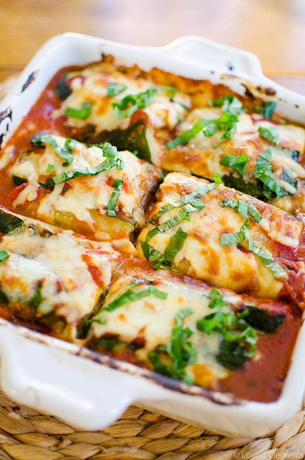 Vegetarian Eggplant Lasagna
 Ve arian Zucchini and Eggplant Lasagna — Living Lou