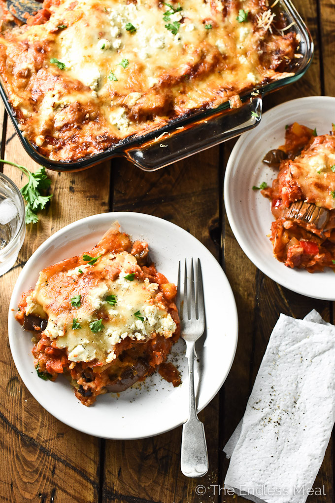 Vegetarian Eggplant Lasagna
 Easy Ve arian Eggplant Parmesan