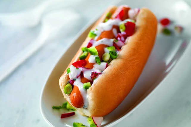 Vegetarian Hot Dogs
 Veggie Garden Hot Dogs Kraft Recipes