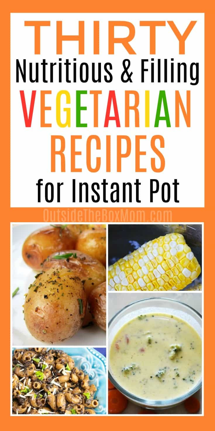 Vegetarian Instant Pot Recipes
 30 Instant Pot Ve arian Recipes Working Mom Blog