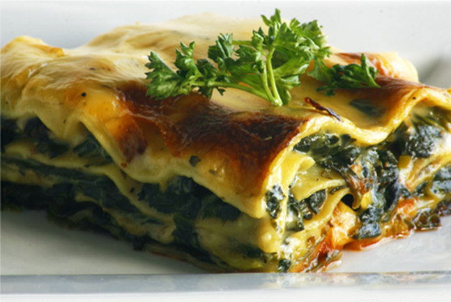 Vegetarian Lasagna Spinach
 Celebrate St Patrick’s Day with Spinach and Cheese