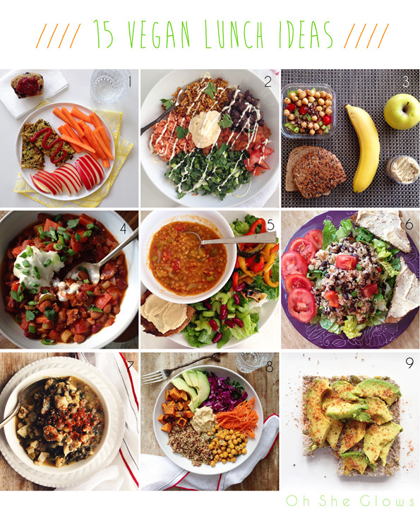 Vegetarian Lunch Recipes
 15 Vegan Lunch Ideas — Oh She Glows