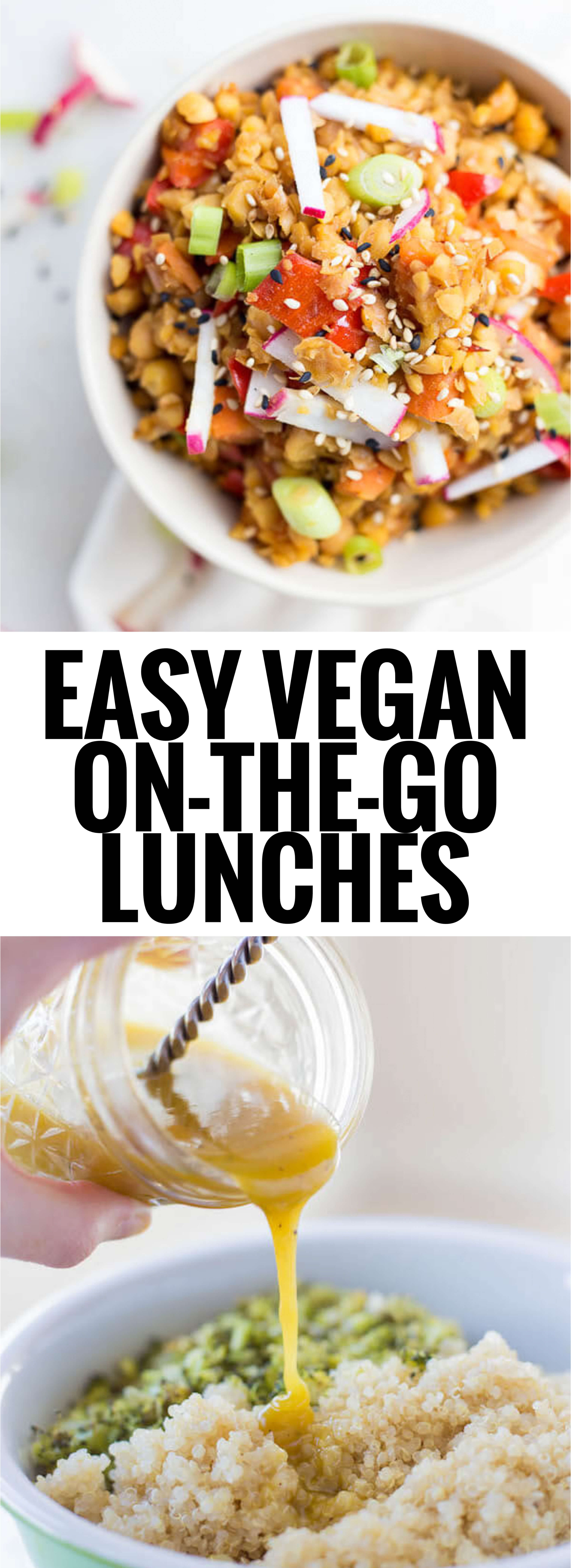 Vegetarian Lunch Recipes
 Easy Vegan the Go Lunches Fooduzzi