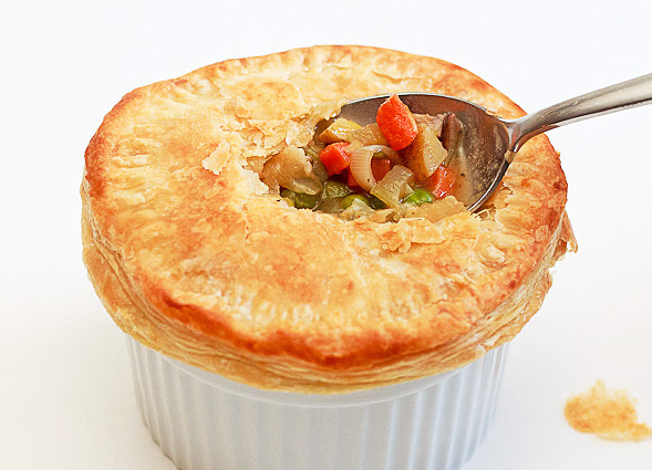 Vegetarian Pot Pie
 Easy Ve arian Pot Pie Recipe