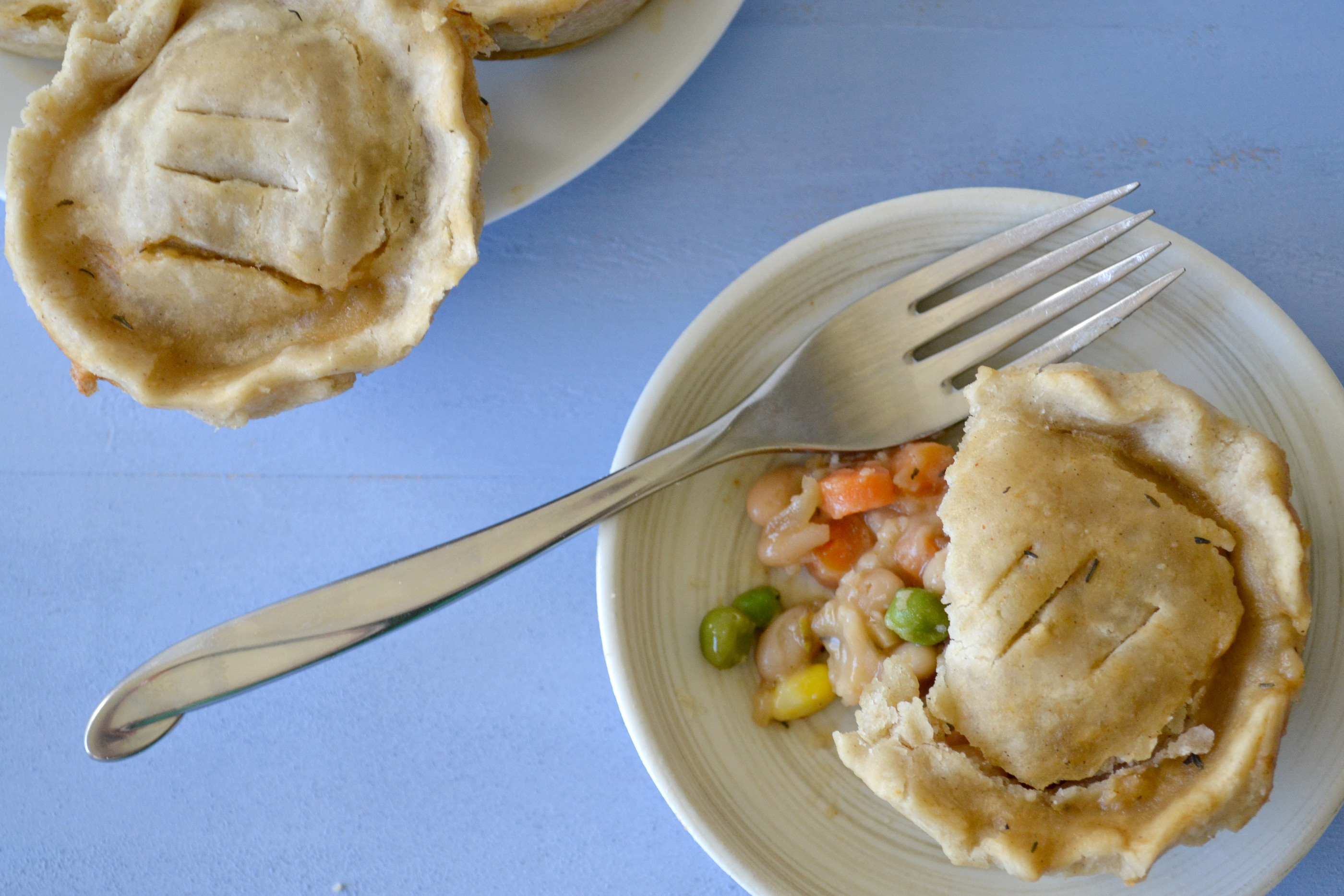 Vegetarian Pot Pie
 Veggie Pot Pie Cupcakes Fork and Beans