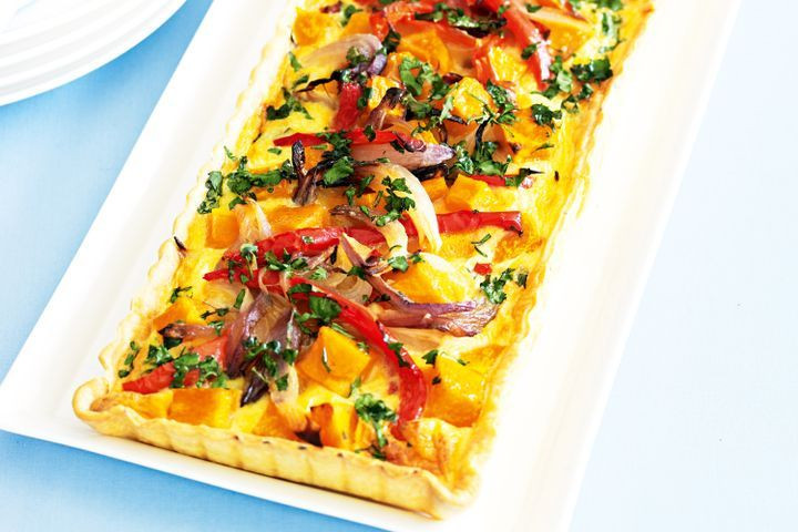 Vegetarian Quiche Recipe
 Roast ve able quiche