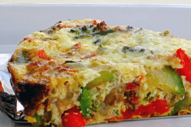 Vegetarian Quiche Recipe
 Crustless Ve able Quiche Recipe