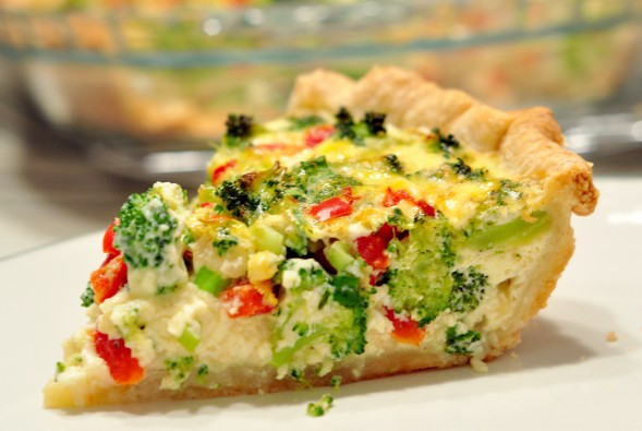 Vegetarian Quiche Recipe
 Christmas Quiche