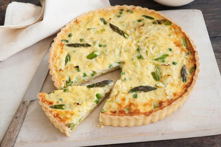 Vegetarian Quiche Recipe
 Spring ve able quiche