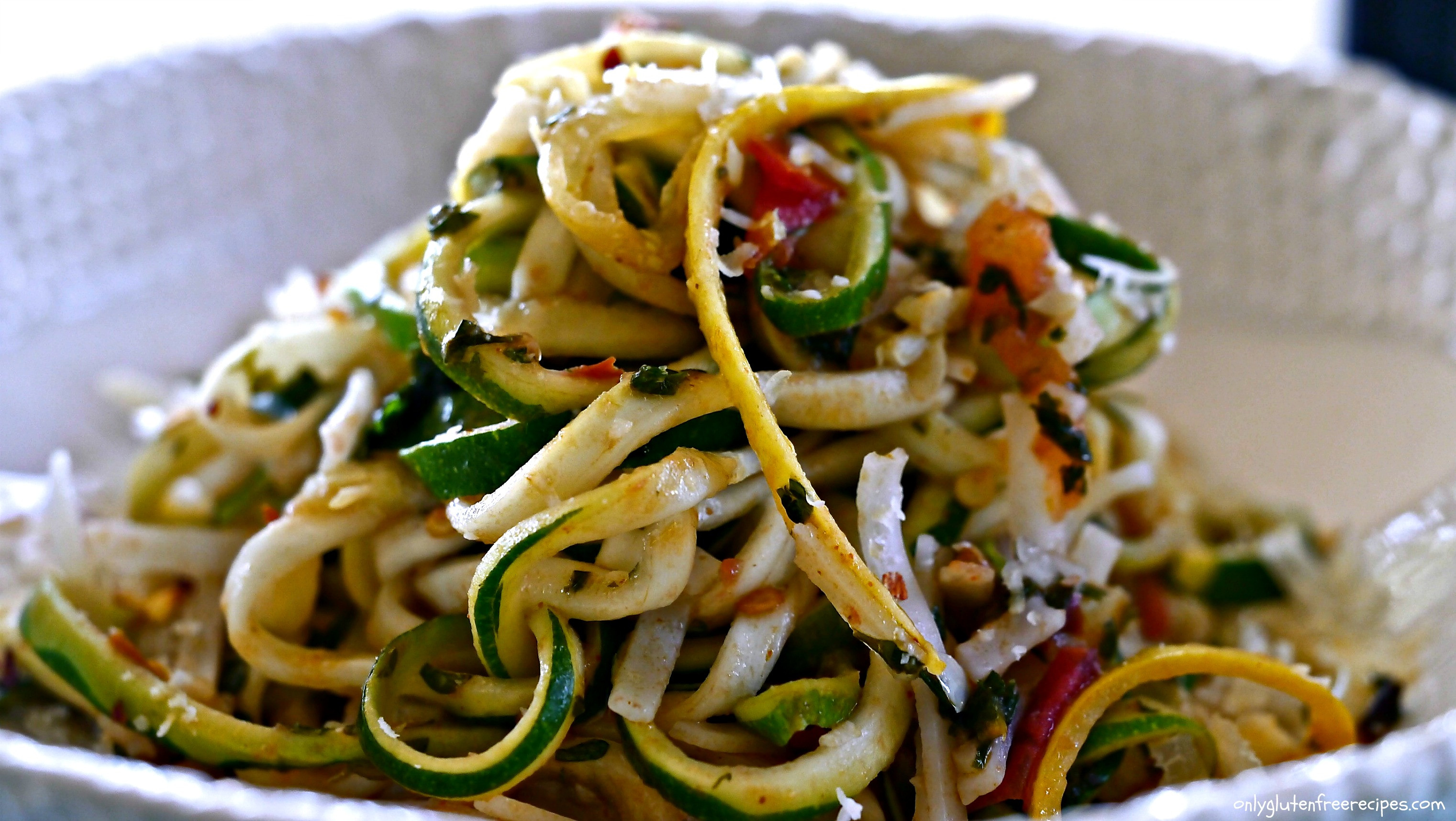 Vegetarian Rice Noodles Recipe
 Zucchini and Rice Noodles Ve arian Pasta ly Gluten