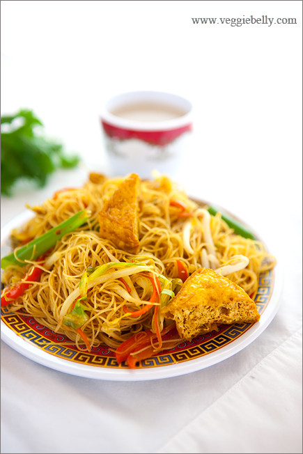 Vegetarian Rice Noodles Recipe
 Singapore Rice Noodles Recipe Veggie Belly