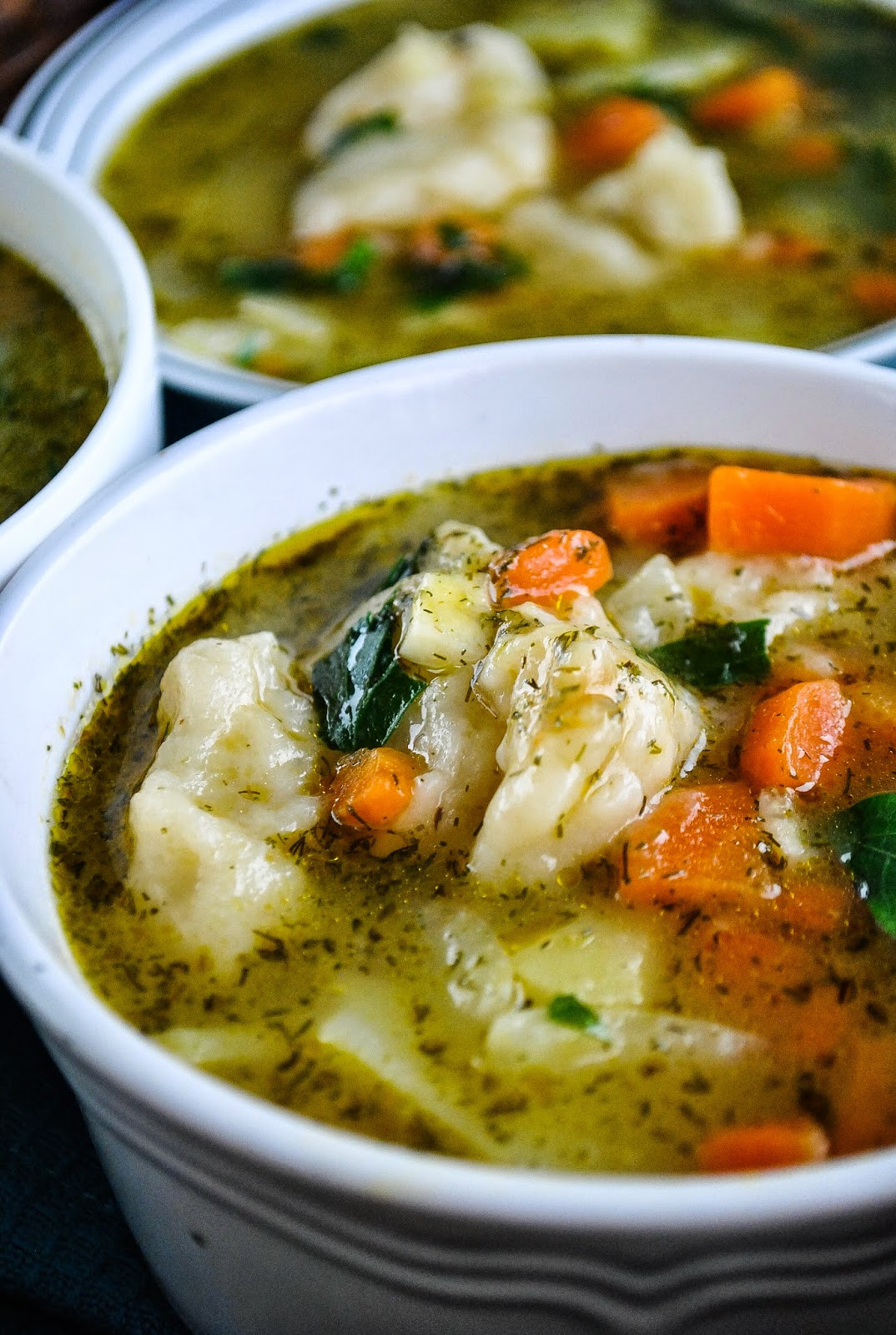Vegetarian Soup Dumplings
 Easy ve able and dumpling soup video VeganSandra