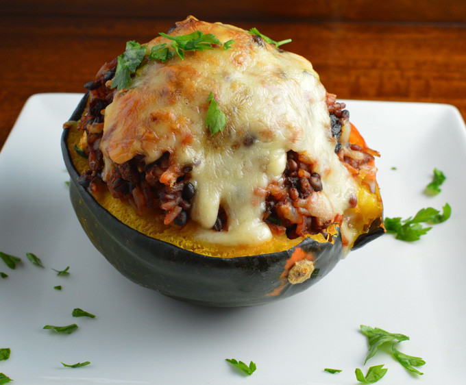 Vegetarian Stuffed Acorn Squash
 Ve arian Stuffed Acorn Squash Chef Times Two