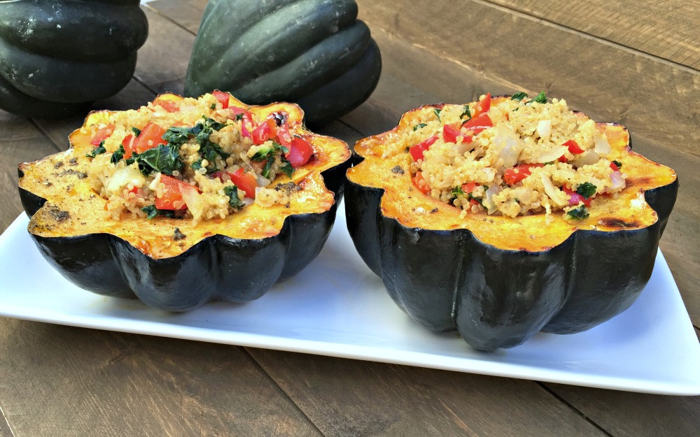 Vegetarian Stuffed Acorn Squash
 Ve able Stuffed Acorn Squash