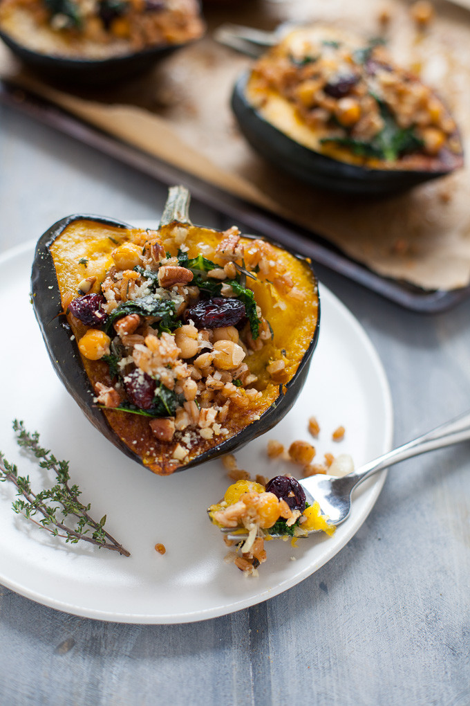 Vegetarian Stuffed Acorn Squash
 Kara Lydon