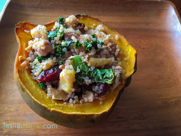 Vegetarian Stuffed Acorn Squash
 Quinoa Stuffed Acorn Squash Vegan & Ve arian Cooking