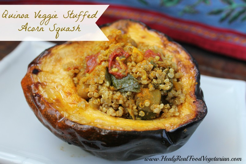 Vegetarian Stuffed Acorn Squash
 Veggie Quinoa Stuffed Acorn Squash Recipe — Dishmaps