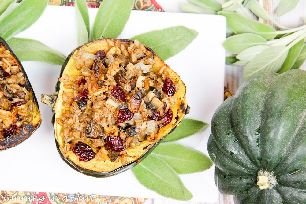 Vegetarian Stuffed Acorn Squash
 Ve arian Stuffed Acorn Squash recipe