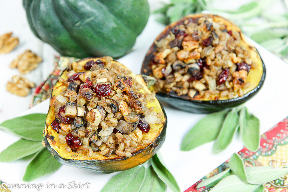 Vegetarian Stuffed Acorn Squash
 Ve arian Stuffed Acorn Squash recipe