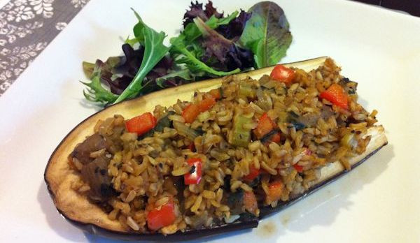 Vegetarian Stuffed Eggplant
 Vegan Dinner Recipe Stuffed Eggplant