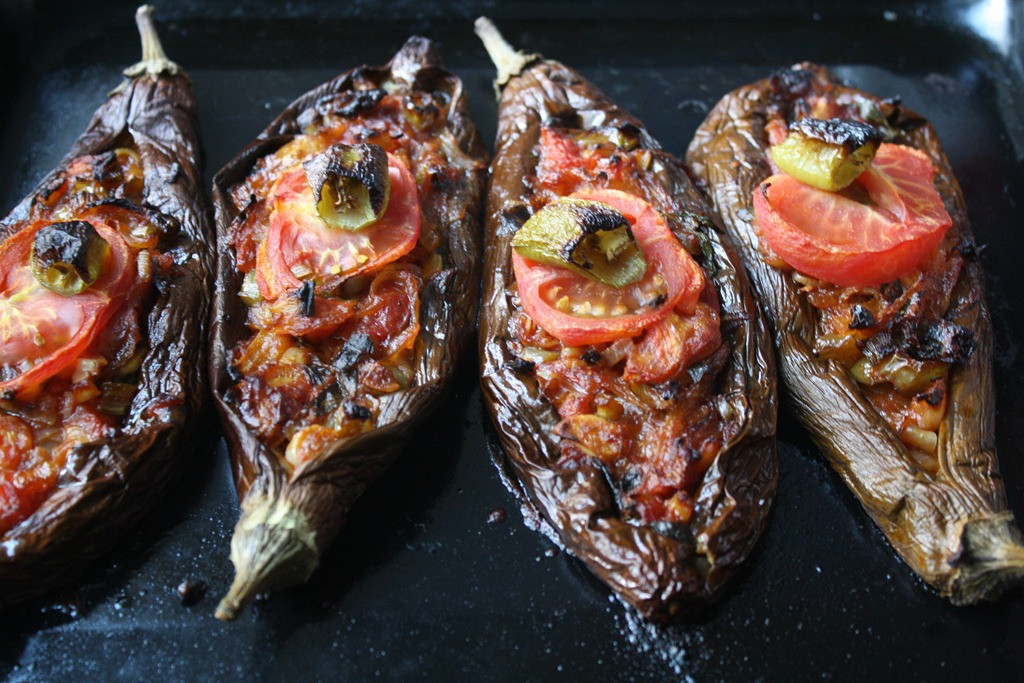 Vegetarian Stuffed Eggplant
 Ve able Stuffed Eggplant Glow Kitchen