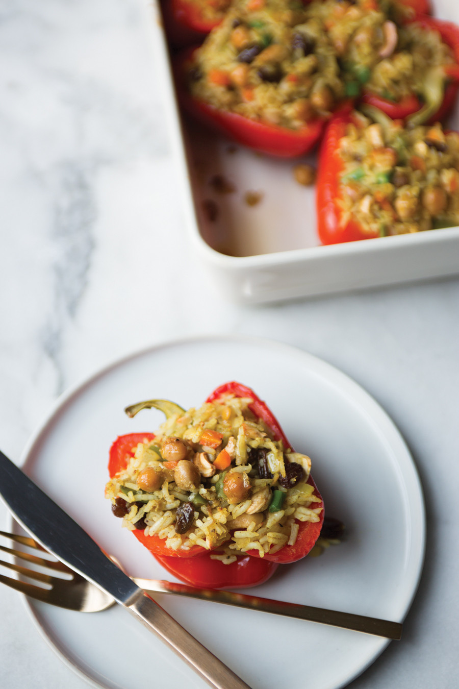 Vegetarian Times Recipes
 Ve arian Stuffed Peppers Recipe