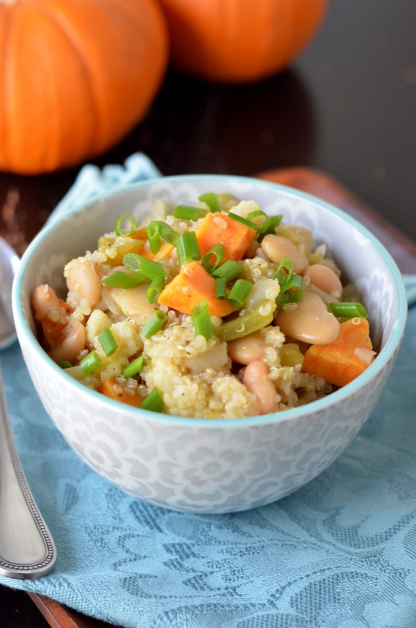 Vegetarian White Bean Chili
 Vegan Quinoa and White Bean Chili