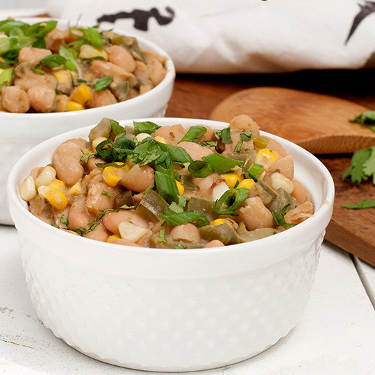 Vegetarian White Bean Chili
 Ve arian White Bean ChiliRecipe