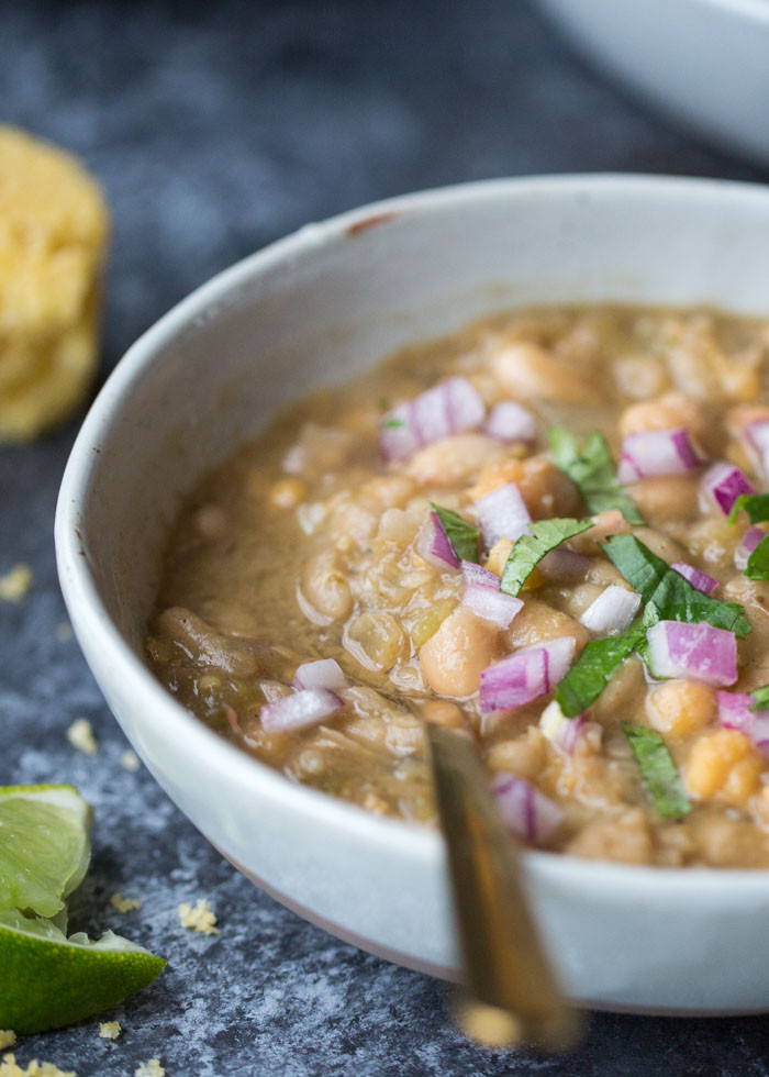 Vegetarian White Bean Chili
 20 Minute Ve arian White Bean Chili Kitchen Treaty