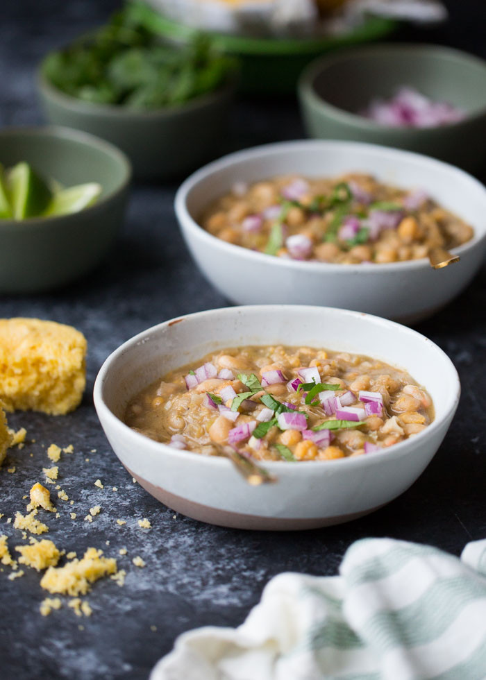 Vegetarian White Bean Chili
 20 Minute Ve arian White Bean Chili Kitchen Treaty