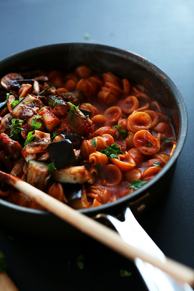 Veggie Dinner Ideas
 1 Pot Vegan Pasta