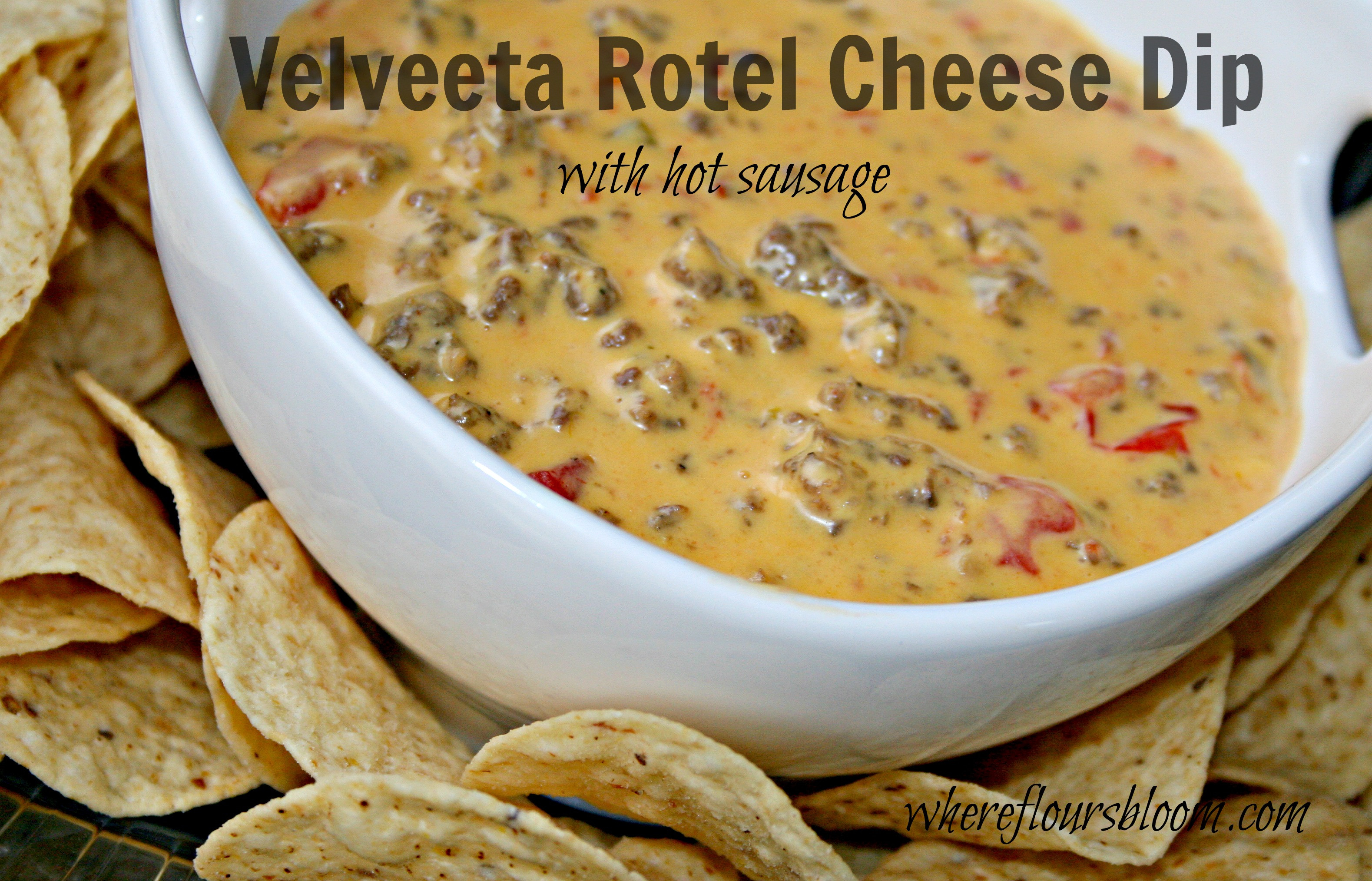 Velveeta Cheese Dip With Ground Beef
 velveeta queso dip with ground beef and rotel