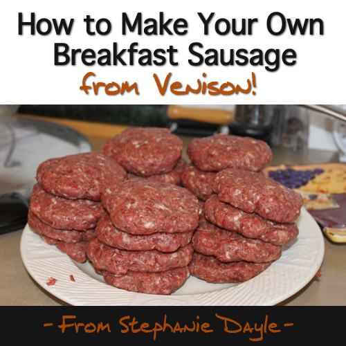 Venison Breakfast Sausage Recipes
 Venison Breakfast Sausage