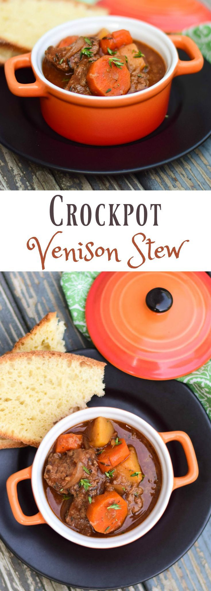 Venison Stew Slow Cooker
 Best 25 Venison stew ideas on Pinterest
