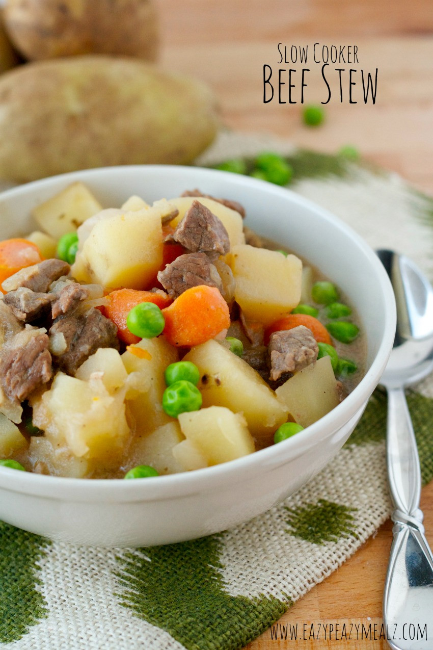 Venison Stew Slow Cooker
 Easy Slow Cooker Beef Stew Eazy Peazy Mealz