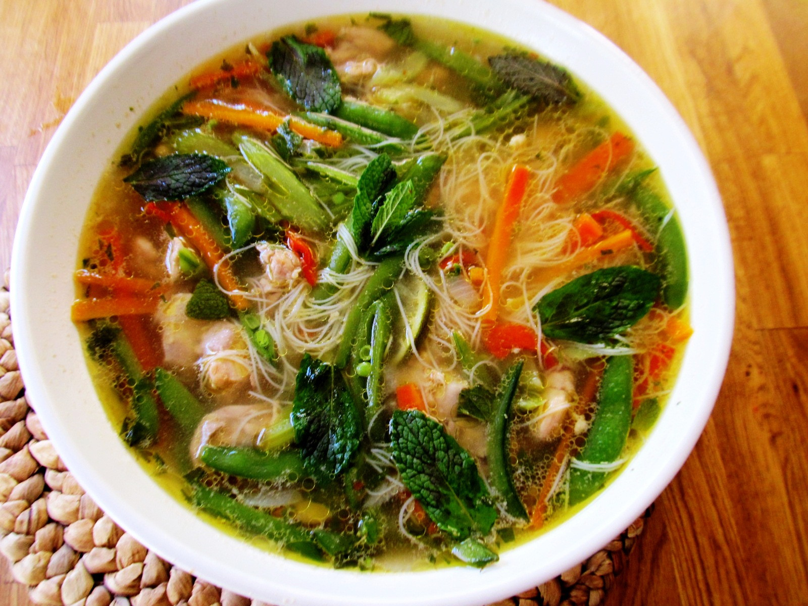 Vietnamese Chicken Soup
 Food and Thrift Vietnamese Chicken Noodle Soup