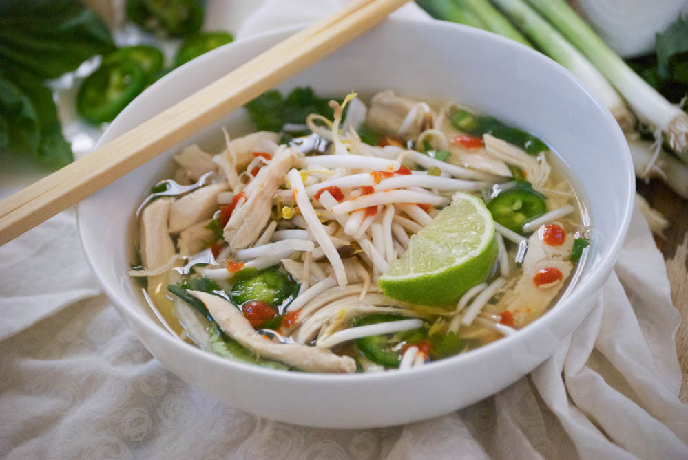 Vietnamese Chicken Soup
 Pho Ga Vietnamese Chicken Noodle Soup