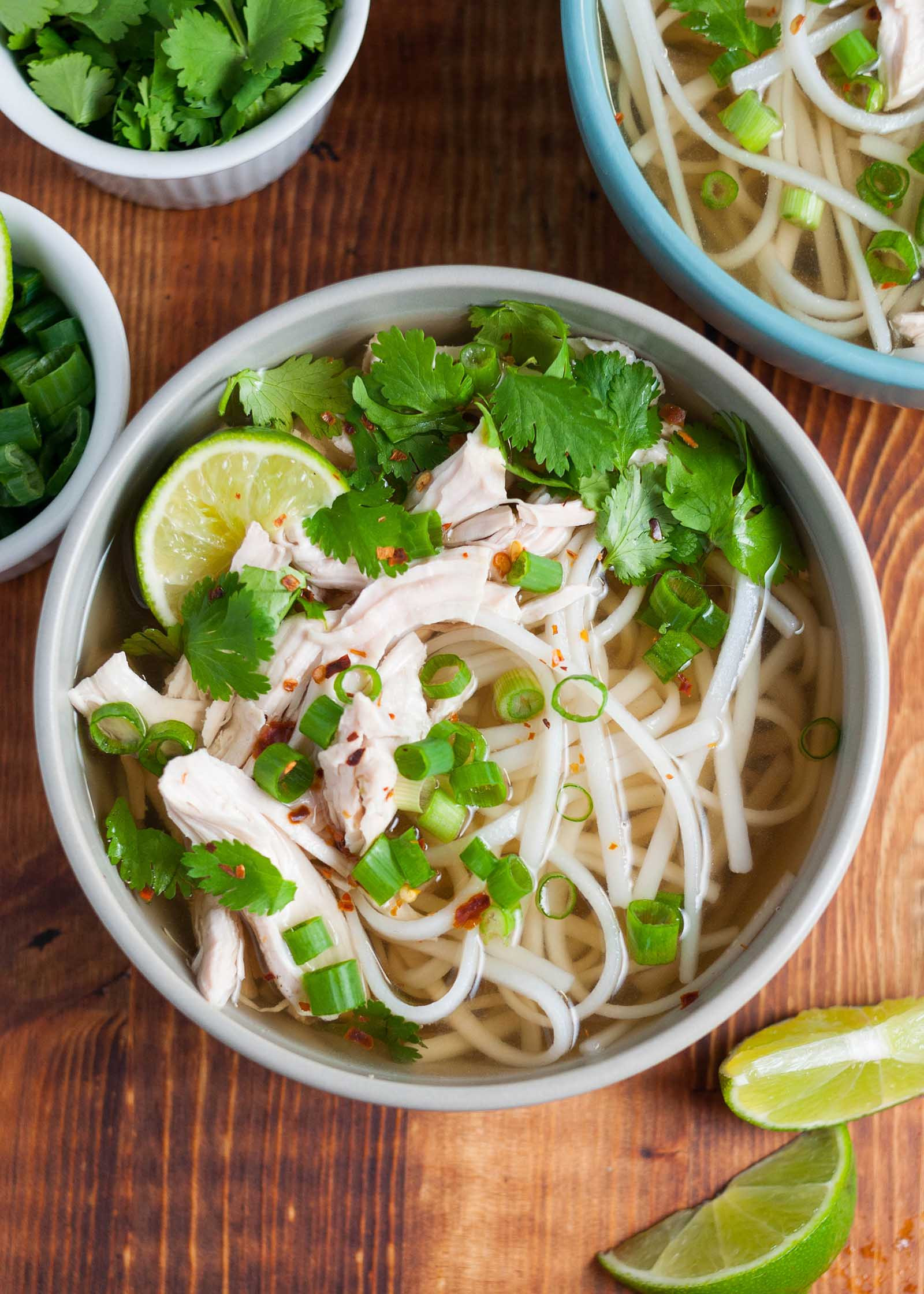 Vietnamese Chicken Soup
 Quick Chicken Pho Vietnamese Noodle Soup