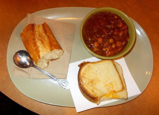 Virginia Bread And Breakfast
 Turkey chili and grilled cheese sandwich 11 29 15