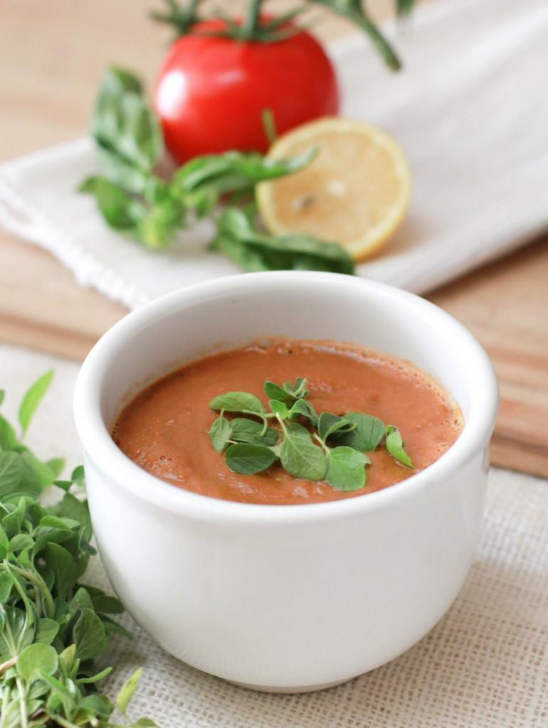 Vitamix Tomato Soup
 Preparing Healthy Vitamix Tomato Basil Soup In Less Than 5