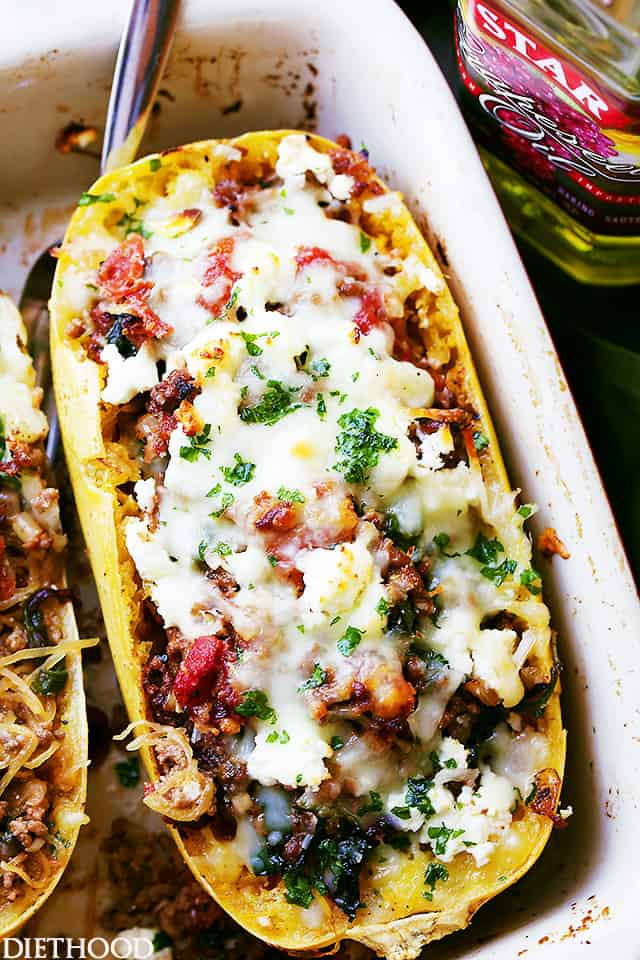 Vons Thanksgiving Dinner 2016
 Mediterranean Spaghetti Squash Boats Recipe