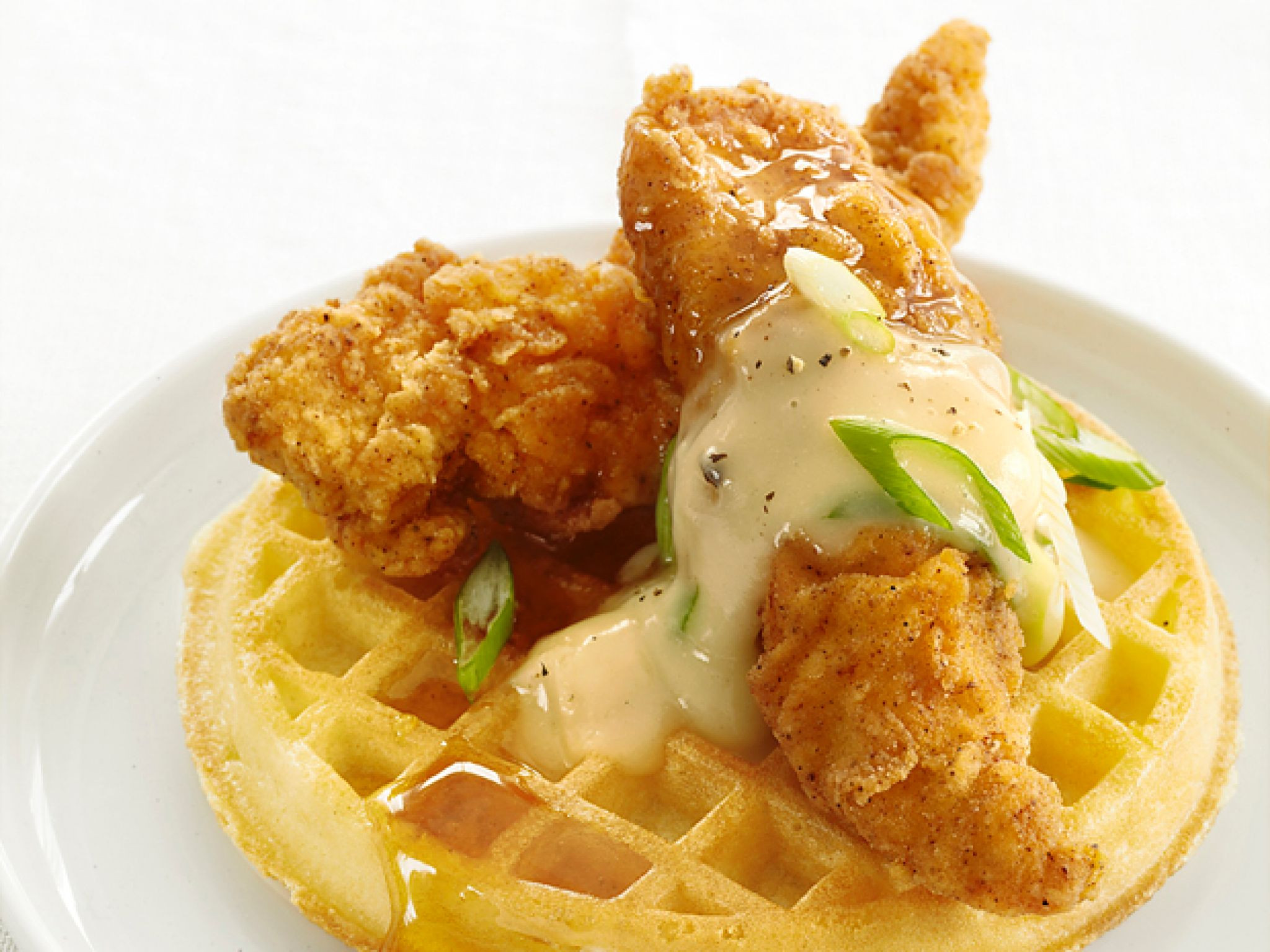 Waffles And Chicken
 Mildred Pierce Chicken and Waffles Recipe