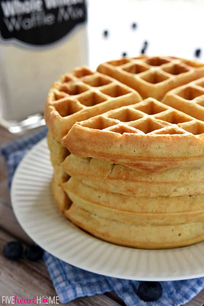 Waffles From Pancake Mix
 Homemade Whole Wheat Waffle Mix