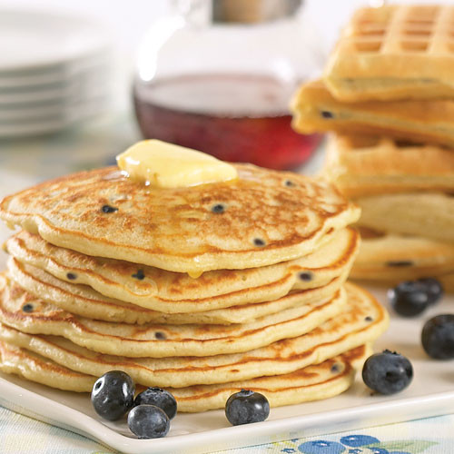 Waffles From Pancake Mix
 Blueberry Pancake & Waffle Mix