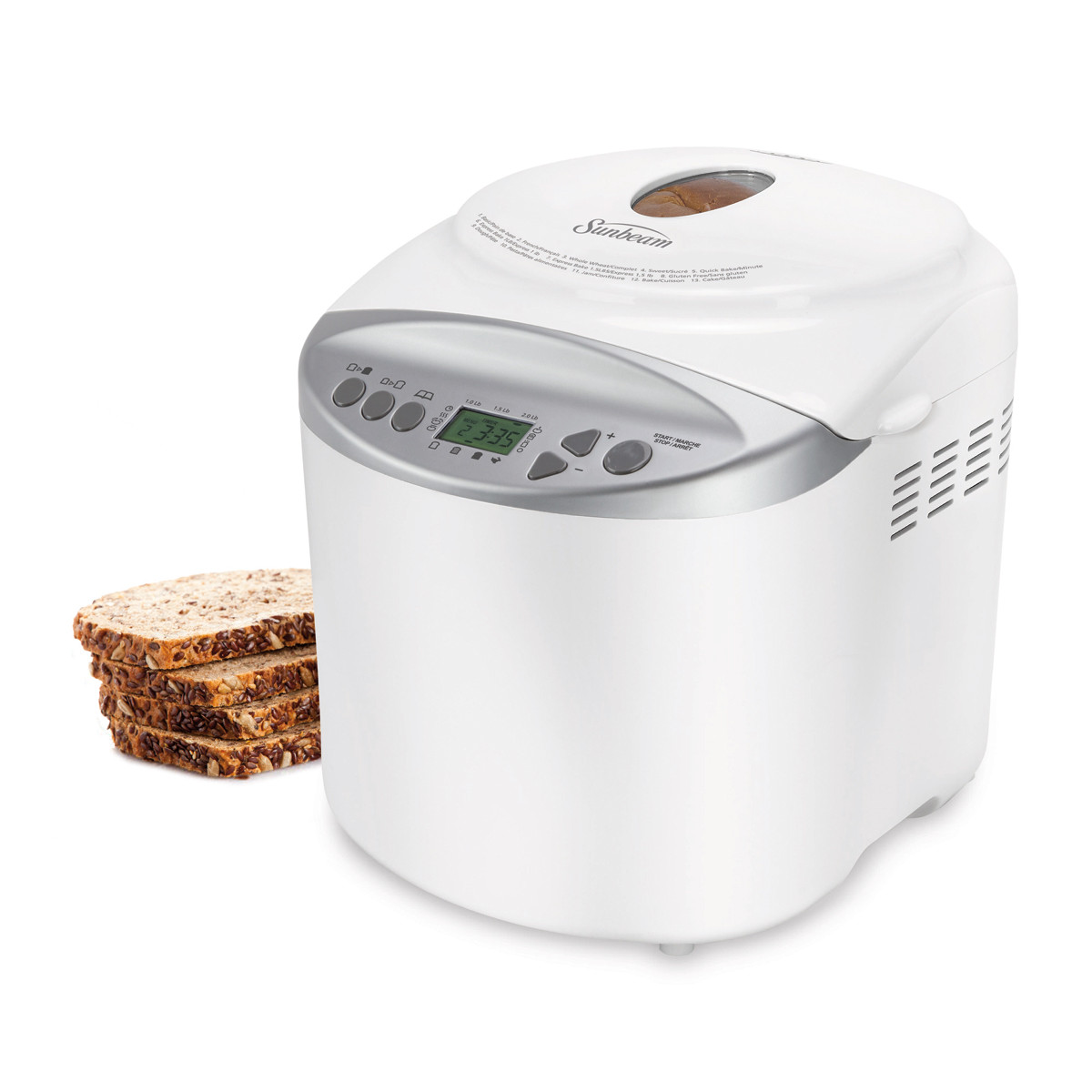 Wal Mart Bread Machine
 Sunbeam 2 lb Bread Maker with Gluten Free Setting